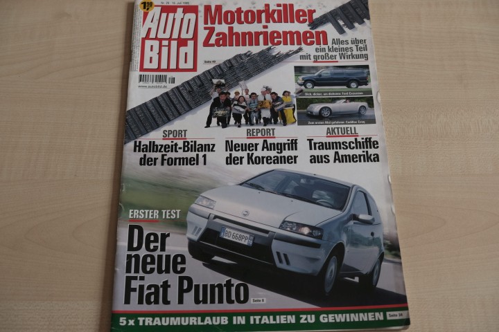 Deckblatt Auto Bild (28/1999)